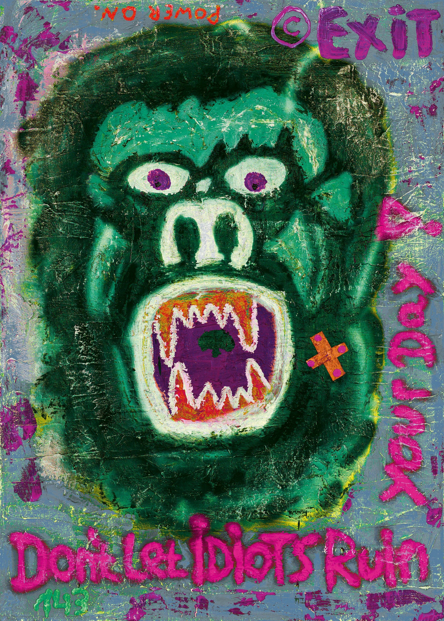 Monkey Adam 80cm x 104cm