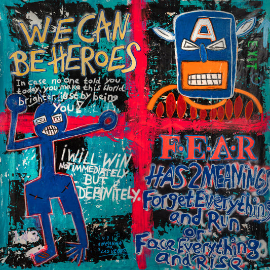 Heroes 120cm x 120cm