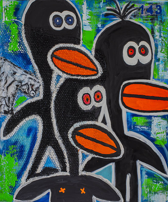 "Friends" 120x100 cm
