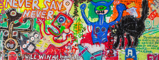 „Never say Never" 132x350 cm