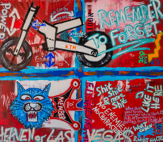 „Remember to forget" 200x231 cm