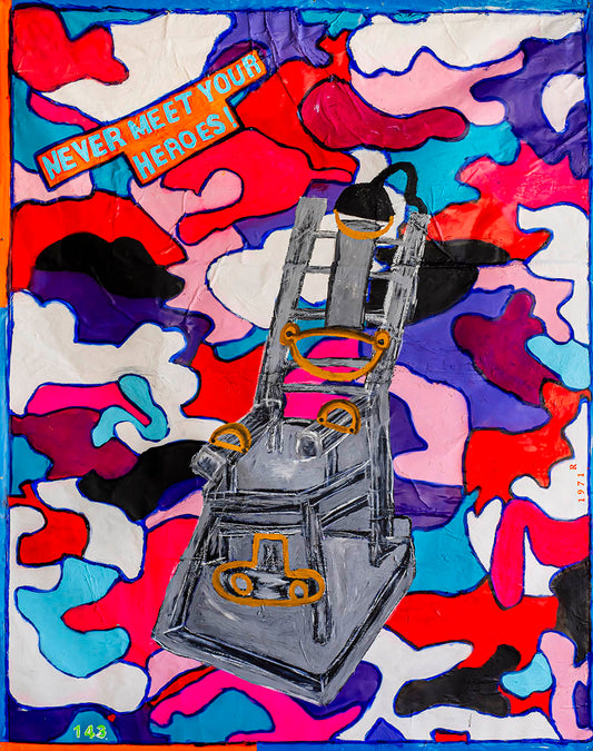 „Never meet your heroes“ 314x251 cm
