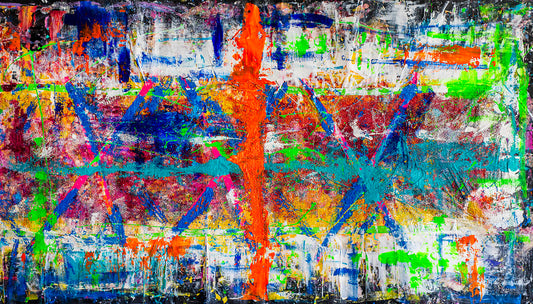 „Orange line“ 270x370 cm